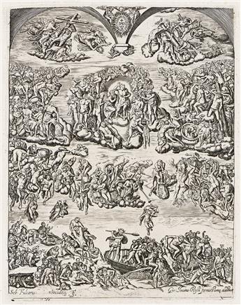 GIORGIO GHISI (AFTER MICHELANGELO BUONARROTI) The Last Judgment.